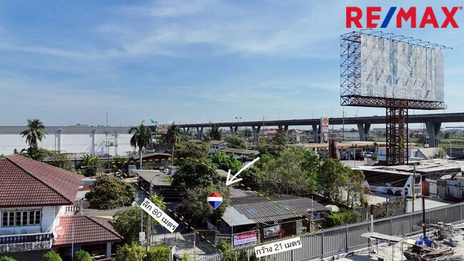 มาใหม่! ที่ดินติดถนนบางนาตราด กม.24 1-0-16 ไร่ (416 ตร.วา) ตรงข้าง โรงพยาบาล ภัทรเวช