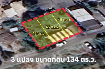 ขายด่วน!!!! ที่ดินแปลงสวยติดกันสามแปลง โลเคชั่นดี (นวมินทร์ 163) ราคาถูก ใกล้สถานีรถไฟฟ้า กม.8
